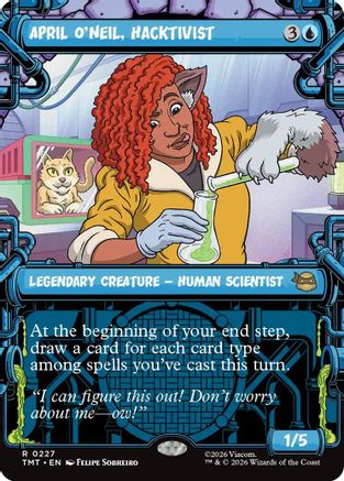 April O'Neil, Hacktivist (0227) (Showcase) [TMT 227]  Foil