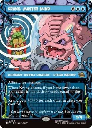 Krang, Master Mind (Showcase) [TMT 230]  Foil