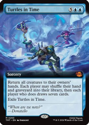 Turtles in Time (Extended Art) [TMT 263]  Foil