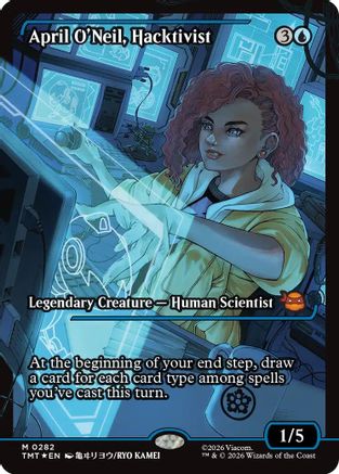 April O'Neil, Hacktivist (0282) (Showcase) [TMT 282]  Foil