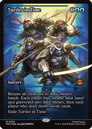 Turtles in Time (Showcase) [TMT 284]  Foil