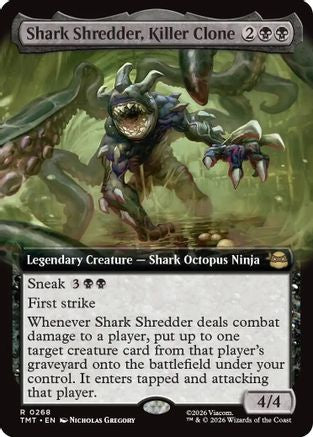 Shark Shredder, Killer Clone (Extended Art) [TMT 268]  Foil