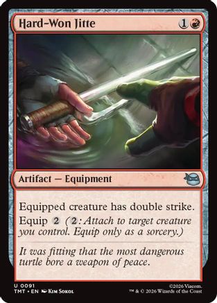 Hard-Won Jitte [TMT 091]  Foil