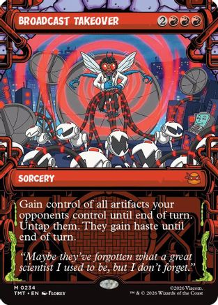 Broadcast Takeover (Showcase) [TMT 234]  Foil