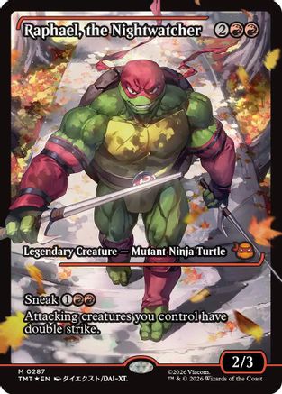 Raphael, the Nightwatcher (Showcase) [TMT 287]  Foil