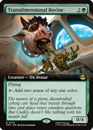 Transdimensional Bovine (Extended Art) [TMT 274]  Foil