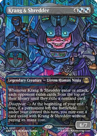 Krang & Shredder (Borderless) [TMT 201]  Foil