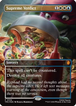{R} Supreme Verdict (Borderless) (Foil) [TMC 134]