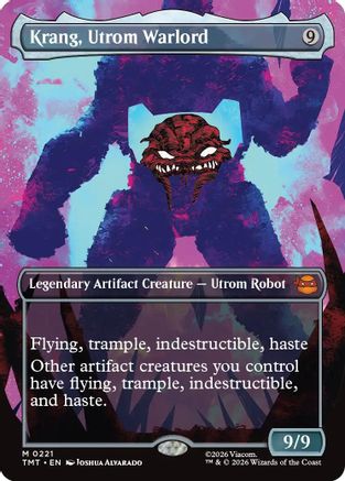 Krang, Utrom Warlord (Borderless) [TMT 221]