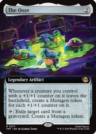 The Ooze (Extended Art) [TMT 277]  Foil
