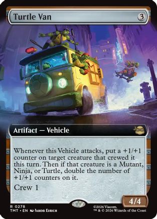Turtle Van (Extended Art) [TMT 278]  Foil