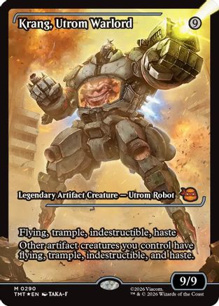 Krang, Utrom Warlord (Showcase) [TMT 290]  Foil