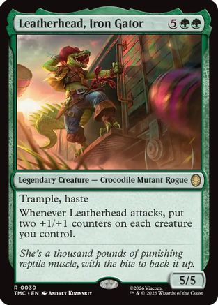 Leatherhead, Iron Gator [TMC 030]  Foil
