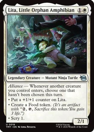 Lita, Little Orphan Amphibian [TMT 019]  Foil