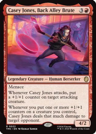 Casey Jones, Back Alley Brute [TMC 022]  Foil