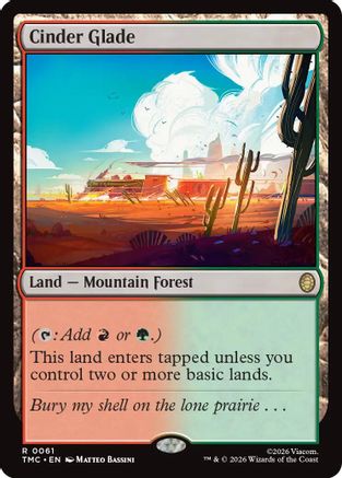 Cinder Glade [TMC 061]  Foil