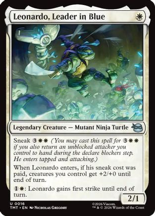 Leonardo, Leader in Blue [TMT 016]