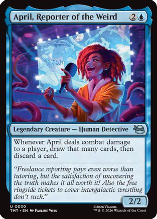 April, Reporter of the Weird [TMT 030]  Foil