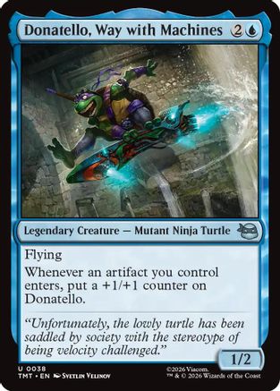 Donatello, Way with Machines [TMT 038]  Foil