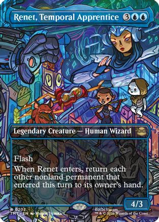 Renet, Temporal Apprentice (Borderless) [TMT 202]