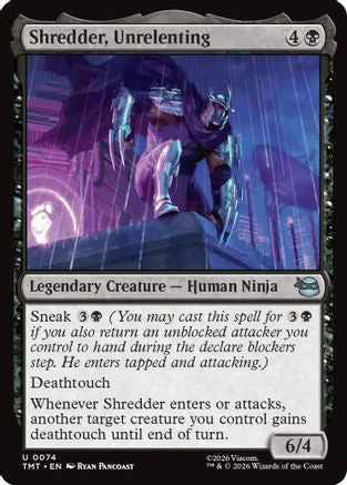 Shredder, Unrelenting [TMT 074]  Foil