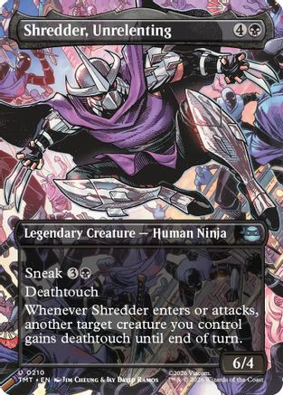 Shredder, Unrelenting (Borderless) [TMT 210]