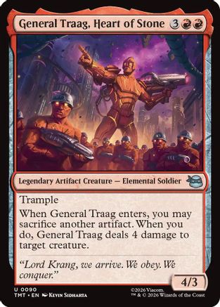 General Traag, Heart of Stone [TMT 090]  Foil