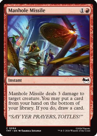 Manhole Missile [TMT 094]  Foil