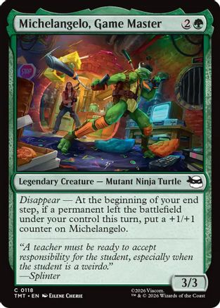 Michelangelo, Game Master [TMT 118]