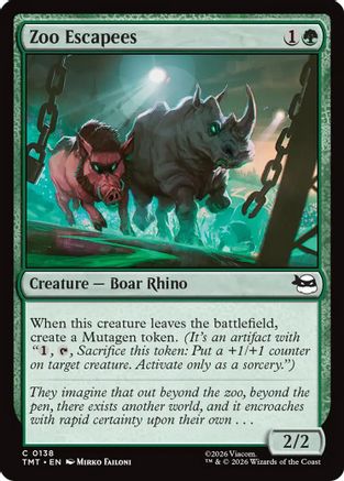 Zoo Escapees [TMT 138]  Foil