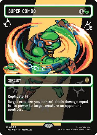 Super Combo (Borderless) (Surge Foil) [TMC 095]  Foil