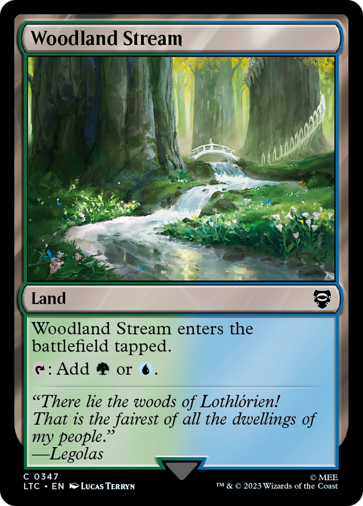 {C} Woodland Stream [The Lord of the Rings: Tales of Middle-Earth Commander][LTC 347]