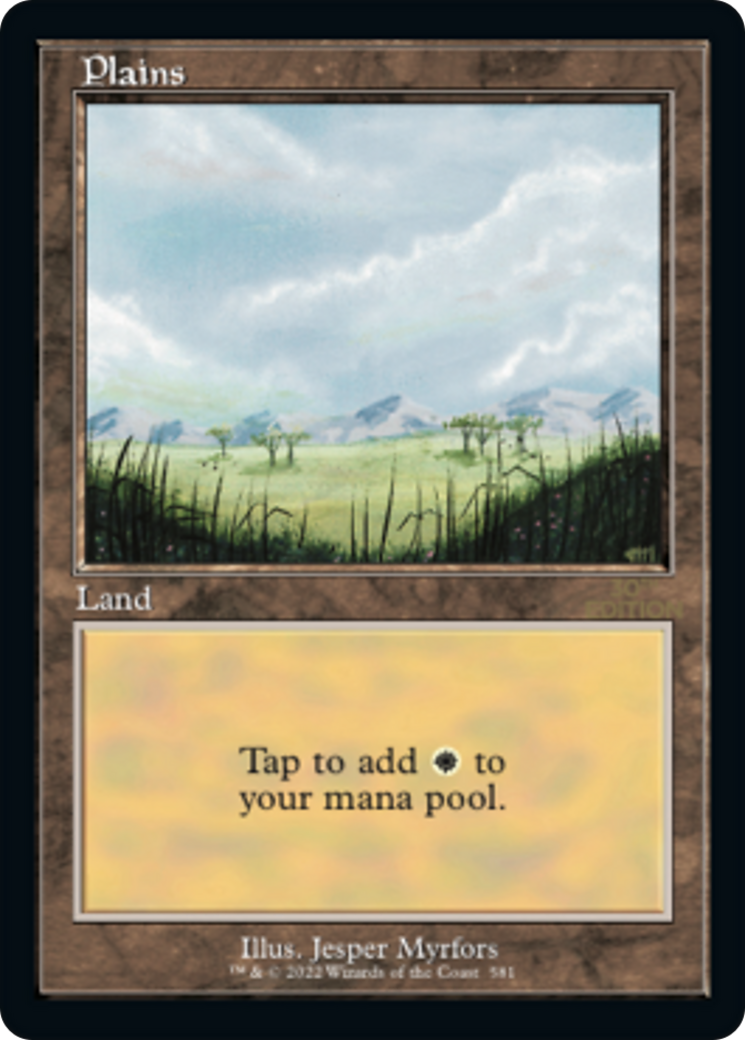 {B} Plains (Retro) (581) [30th Anniversary Edition][30A 581]