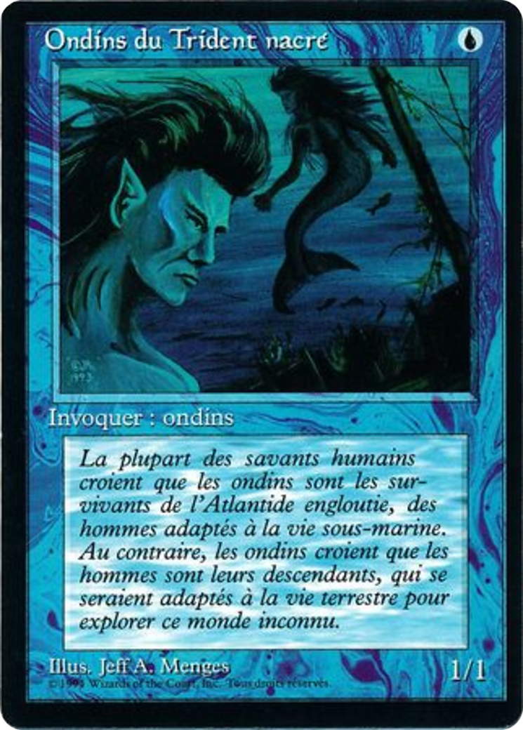{F} Merfolk of the Pearl Trident [Foreign Black Border][FBB 3ED 068]