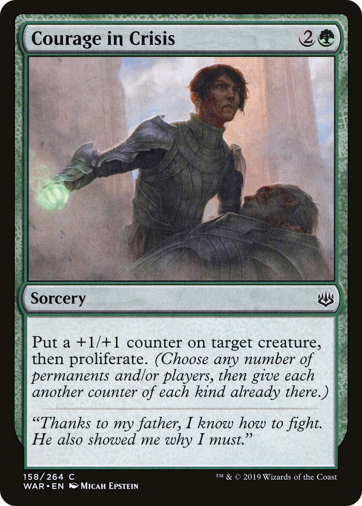{C} Courage in Crisis [War of the Spark][WAR 158]