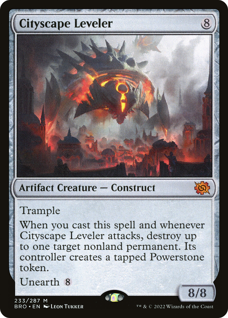 {R} Cityscape Leveler [The Brothers' War][BRO 233]
