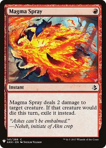 {C} Magma Spray [Mystery Booster][LS AKH 141]