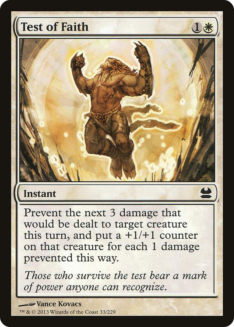 {C} Test of Faith [Modern Masters][MMA 033]