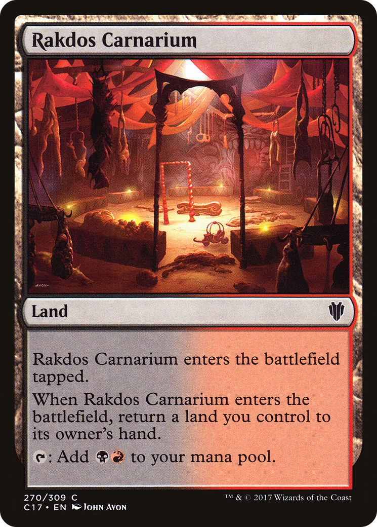 {C} Rakdos Carnarium [Commander 2017][C17 270]