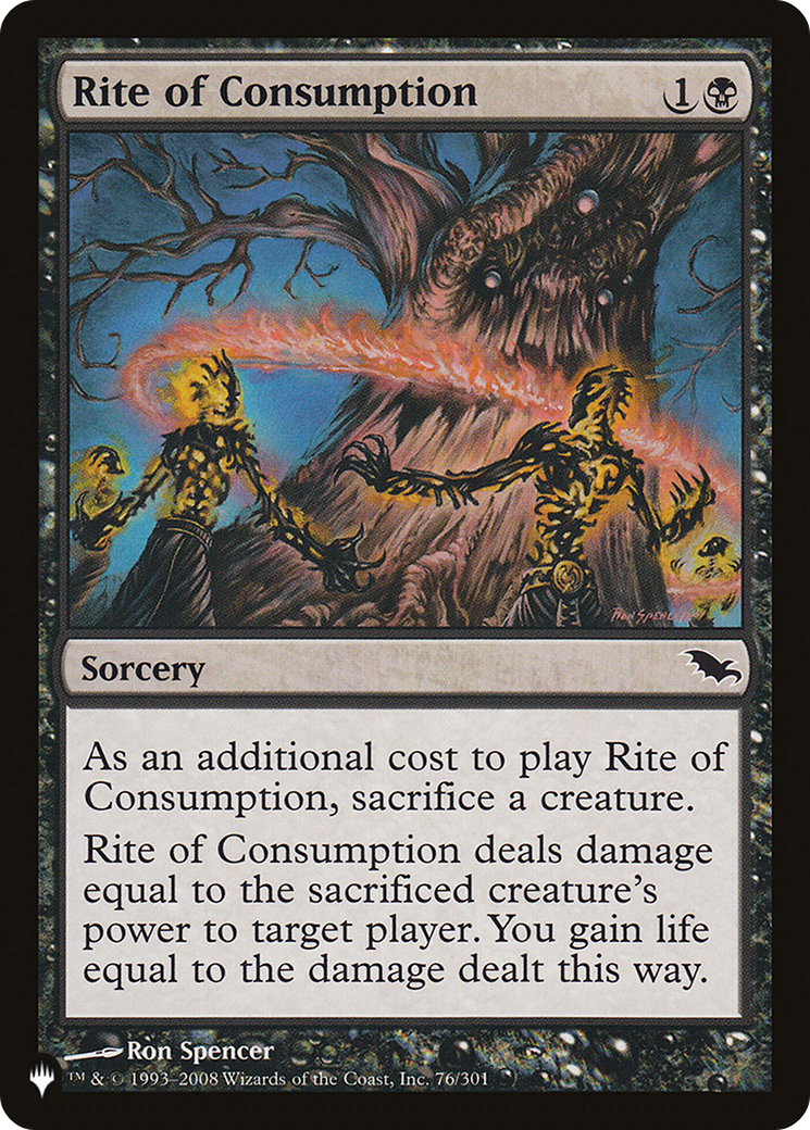 Rite of Consumption [LIST 76/301]
