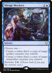 {R} Mirage Mockery [Phyrexia: All Will Be One Commander][ONC 022]