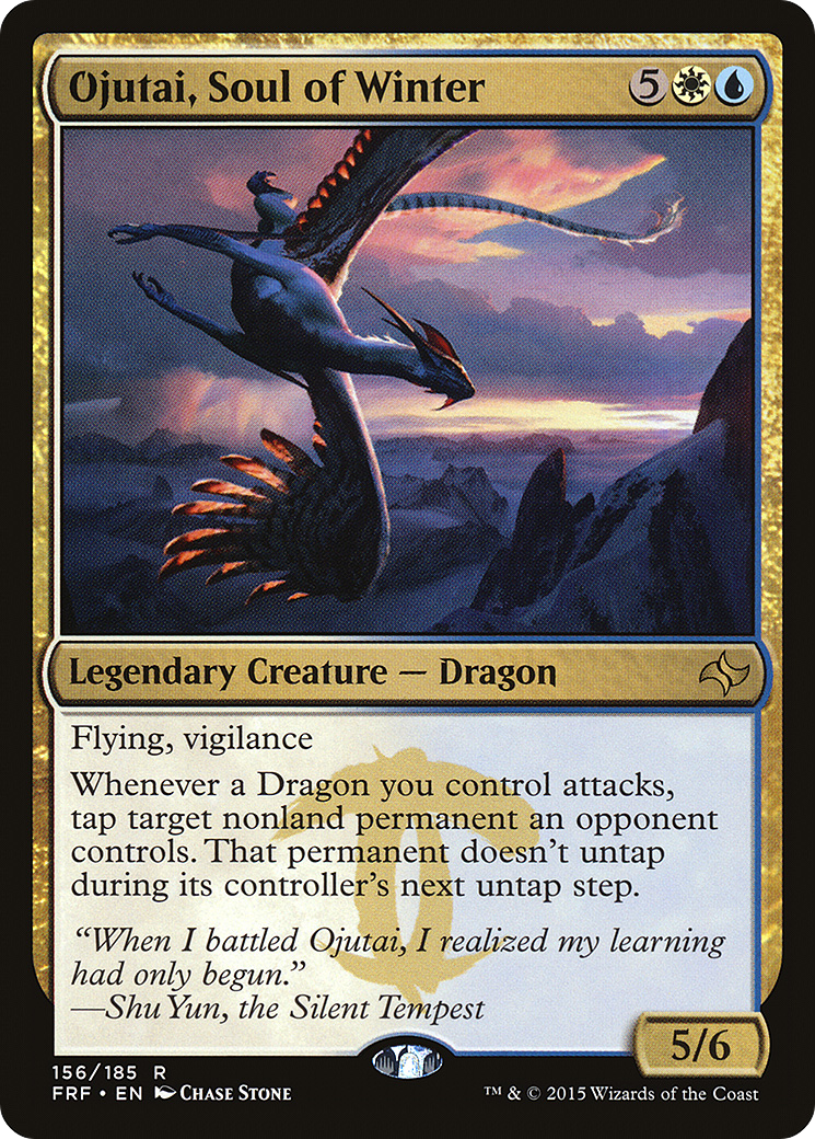{R} Ojutai, Soul of Winter [Fate Reforged][FRF 156]