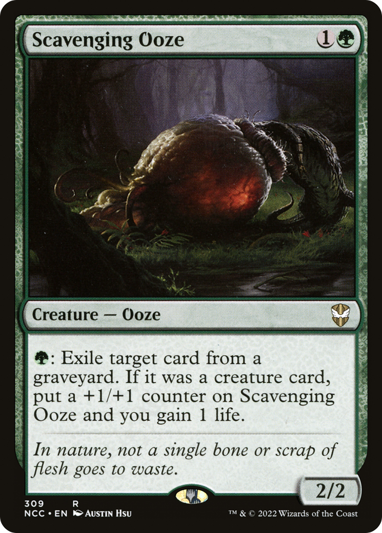 {R} Scavenging Ooze [Streets of New Capenna Commander][NCC 309]