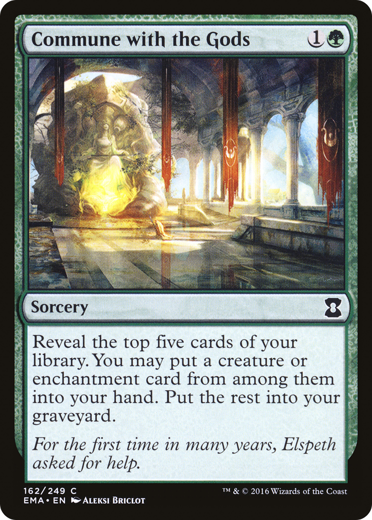 {C} Commune with the Gods [Eternal Masters][EMA 162]