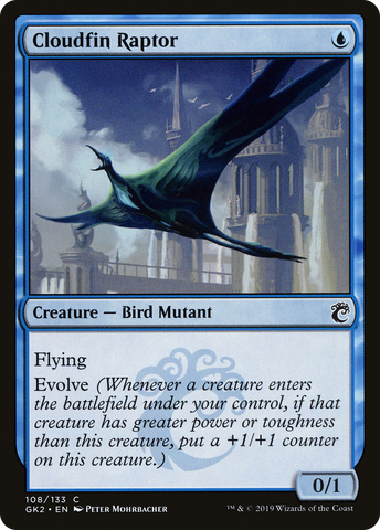 {C} Cloudfin Raptor [Ravnica Allegiance Guild Kit][GK2 108]