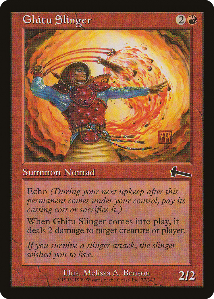 {C} Ghitu Slinger [Urza's Legacy][ULG 077]