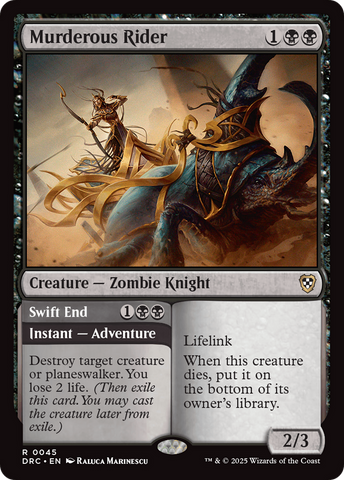 {R} Murderous Rider [Aetherdrift Commander][DRC 045]