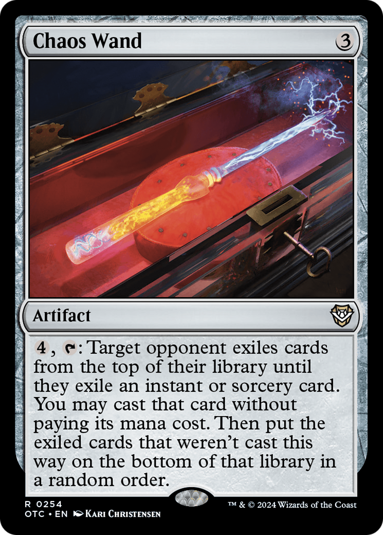 {R} Chaos Wand [Outlaws of Thunder Junction Commander][OTC 254]
