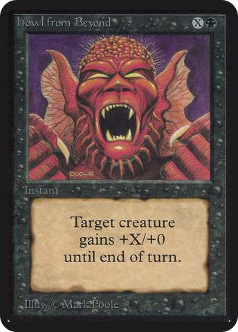 {C} Howl from Beyond [Alpha Edition][LEA 111]