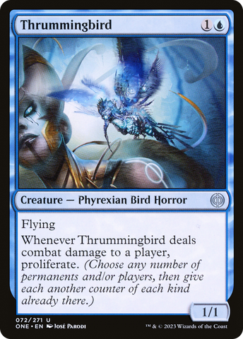 {C} Thrummingbird [Phyrexia: All Will Be One][ONE 072]
